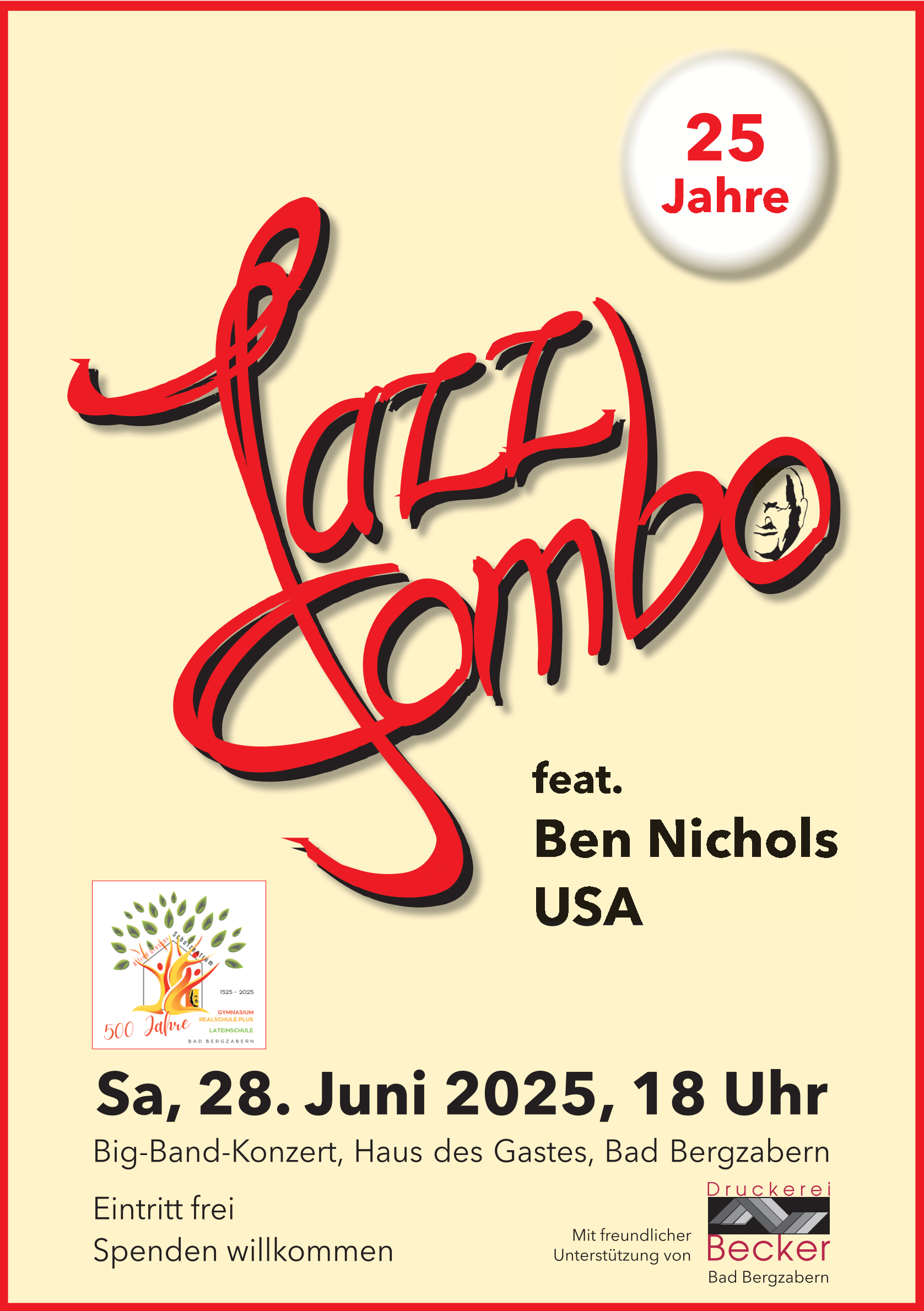 Plakat 25 Jahre Jazz Combo